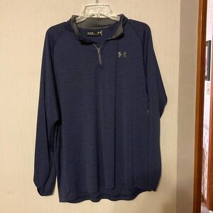 Under Armour Dark Blue Quarter-Zip Top